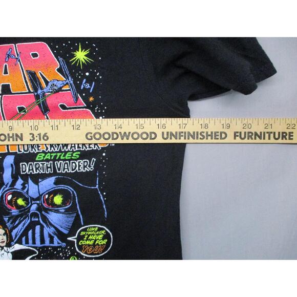 Mad Engine Black Star Wars Graphic Tee T-Shirt Unisex Size Small - Picture 5 of 8